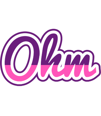 Ohm cheerful logo