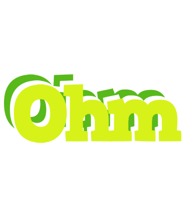 Ohm citrus logo