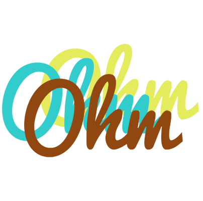 Ohm cupcake logo