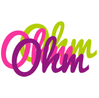 Ohm flowers logo