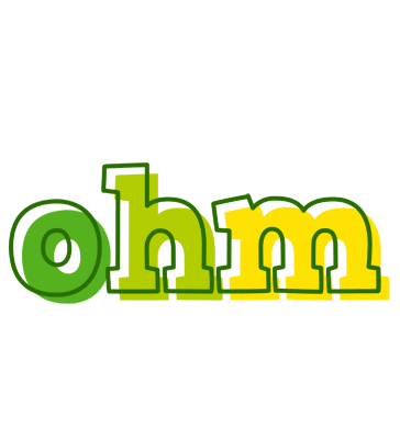 Ohm juice logo