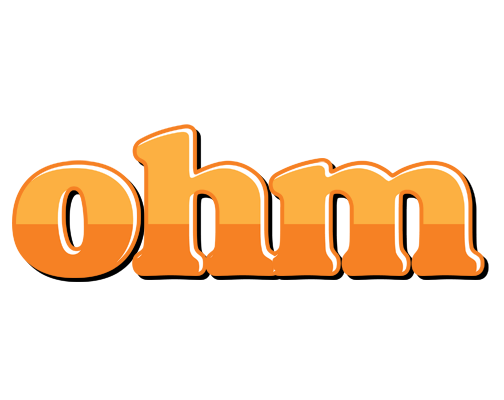Ohm orange logo