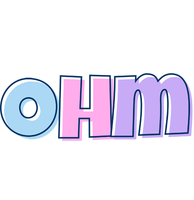 Ohm pastel logo