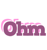 Ohm relaxing logo
