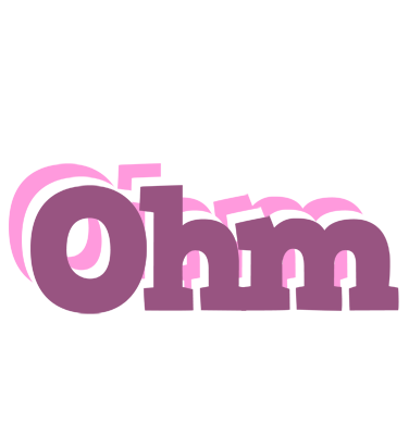 Ohm relaxing logo