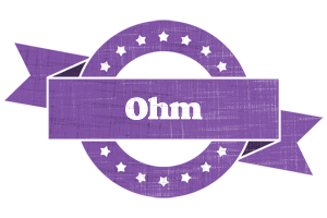 Ohm royal logo