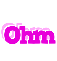 Ohm rumba logo
