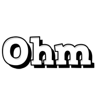 Ohm snowing logo