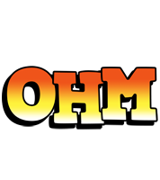 Ohm sunset logo