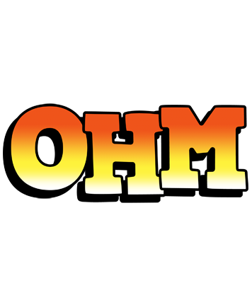 Ohm sunset logo