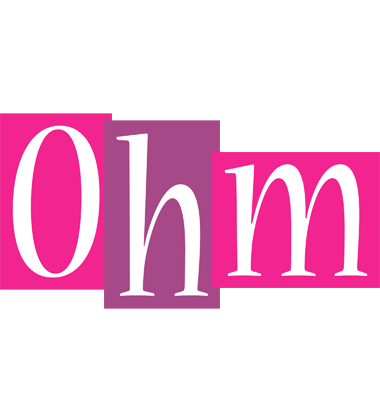Ohm whine logo