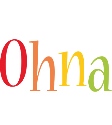 Ohna birthday logo