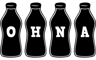 Ohna bottle logo