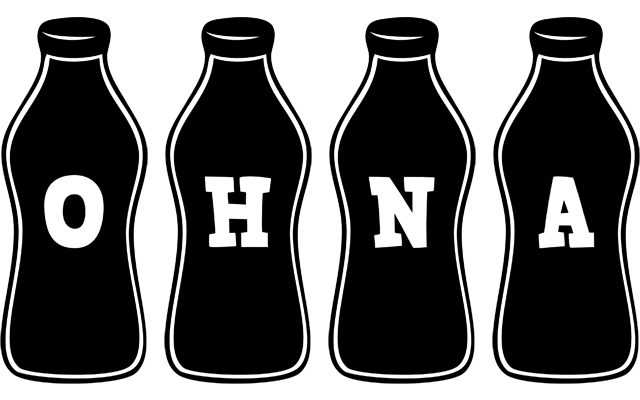 Ohna bottle logo
