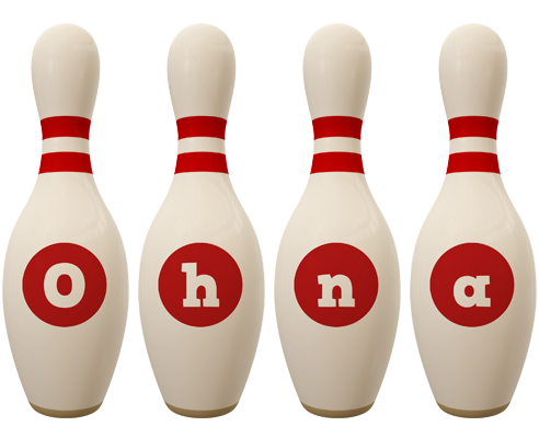 Ohna bowling-pin logo