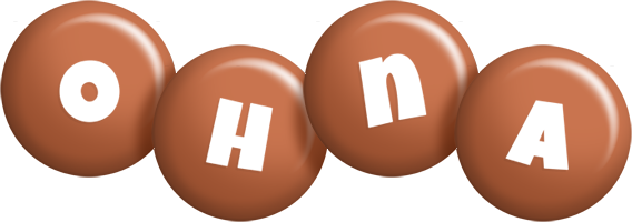 Ohna candy-brown logo