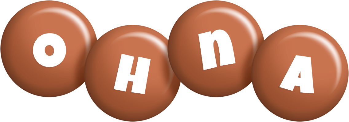 Ohna candy-brown logo