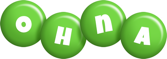 Ohna candy-green logo