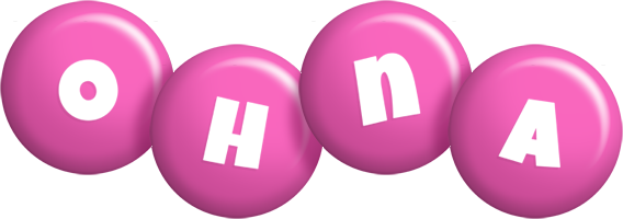 Ohna candy-pink logo