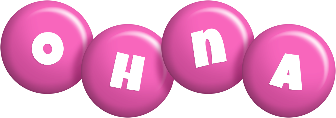 Ohna candy-pink logo