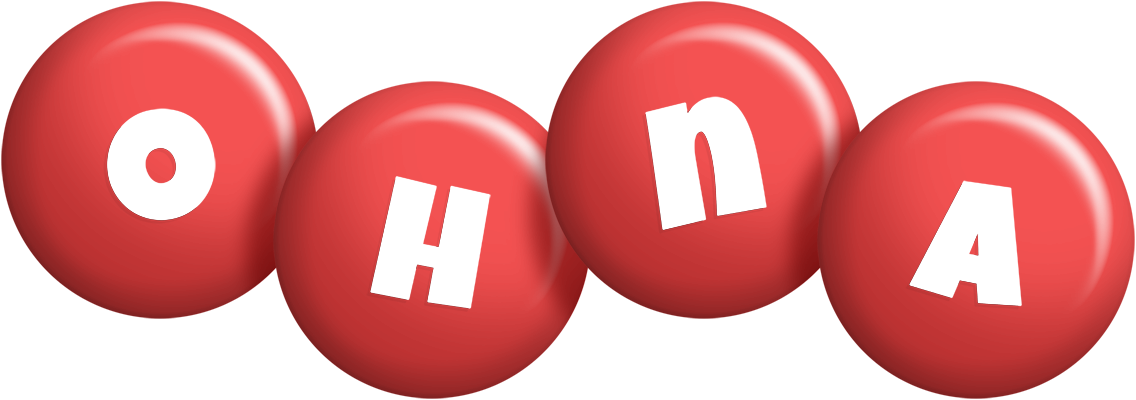 Ohna candy-red logo