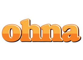 Ohna orange logo