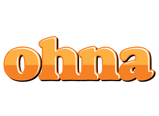 Ohna orange logo