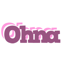 Ohna relaxing logo