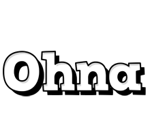 Ohna snowing logo