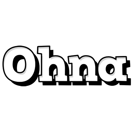 Ohna snowing logo