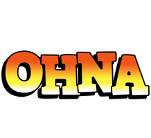 Ohna sunset logo