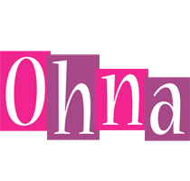 Ohna whine logo