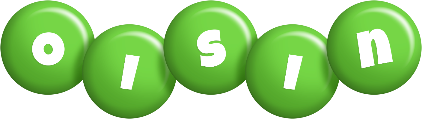 Oisin candy-green logo