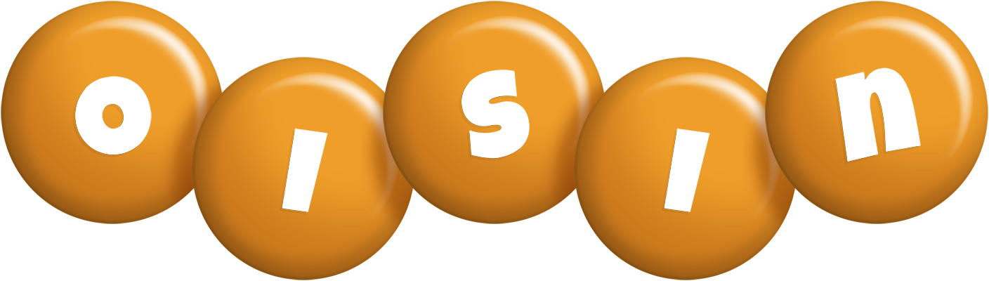 Oisin candy-orange logo