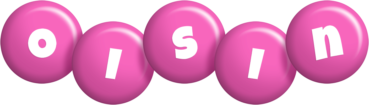 Oisin candy-pink logo