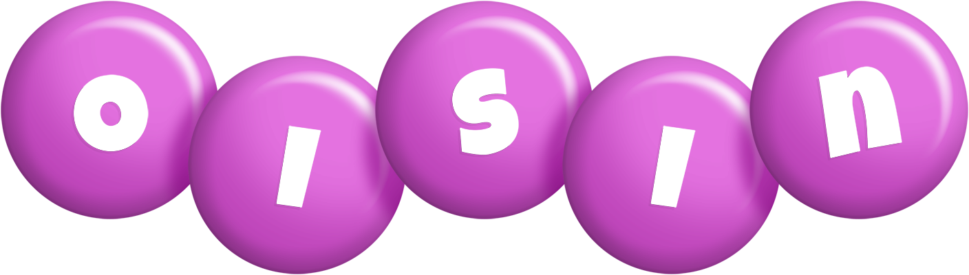 Oisin candy-purple logo
