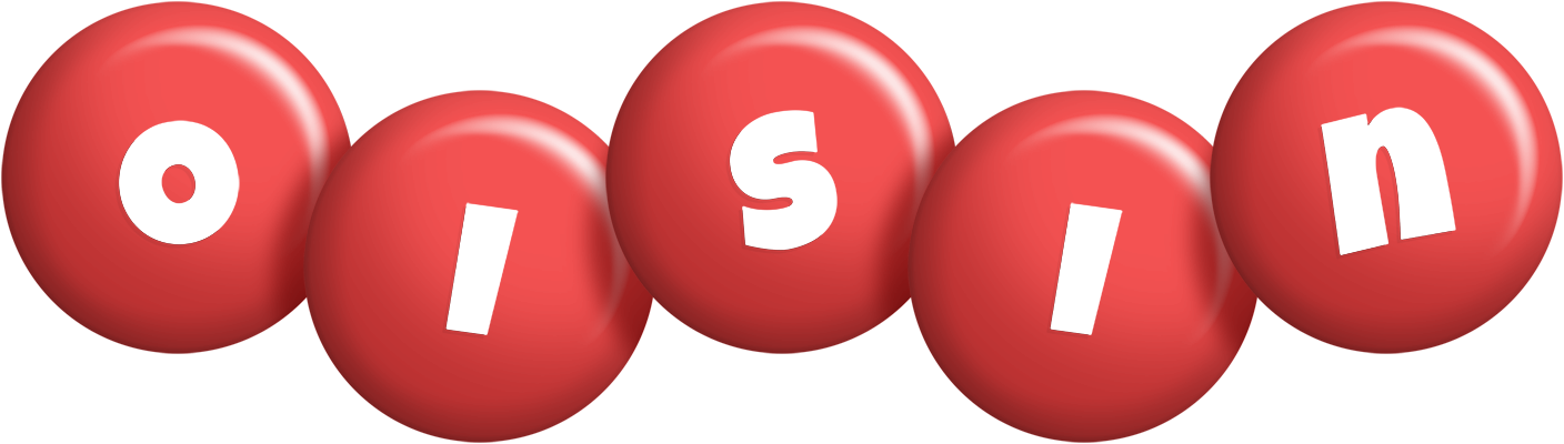 Oisin candy-red logo
