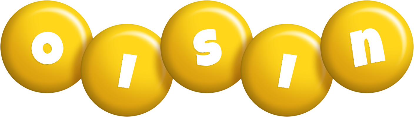 Oisin candy-yellow logo