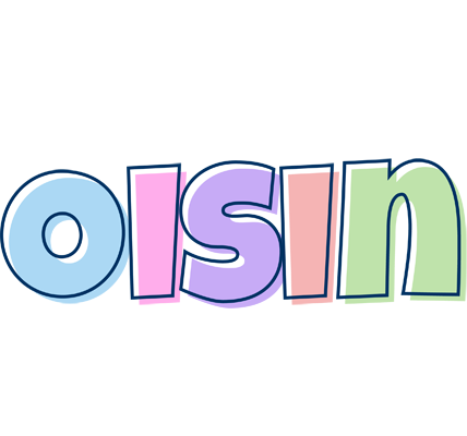 Oisin pastel logo