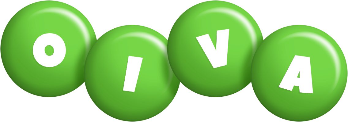 Oiva candy-green logo