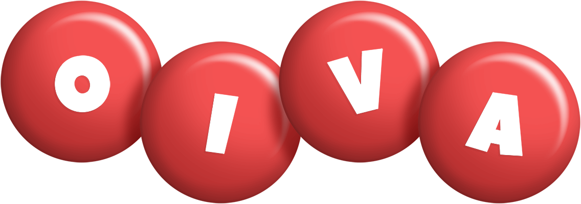 Oiva candy-red logo