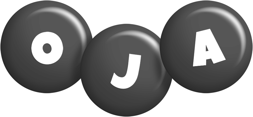 Oja candy-black logo