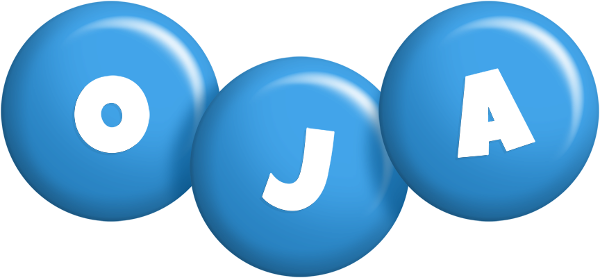 Oja candy-blue logo