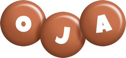 Oja candy-brown logo