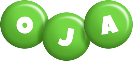 Oja candy-green logo