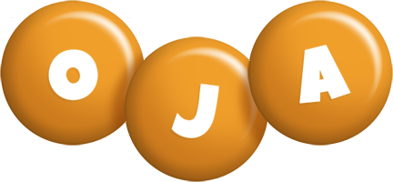 Oja candy-orange logo