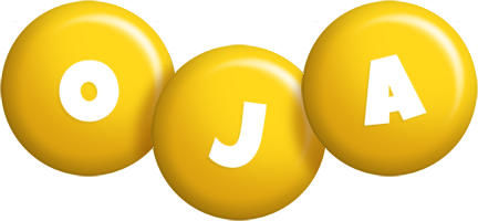 Oja candy-yellow logo