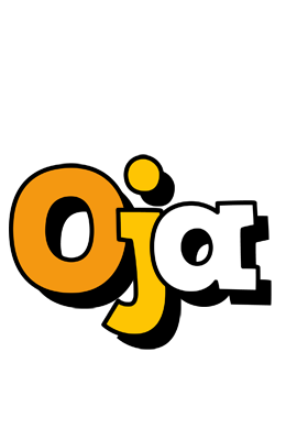 Oja cartoon logo