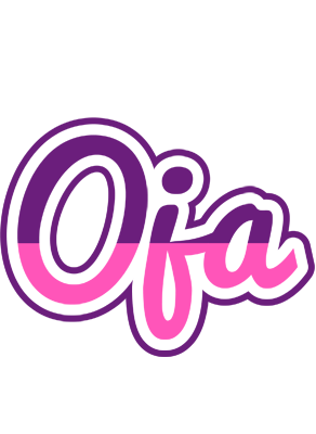 Oja cheerful logo