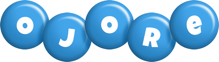 Ojore candy-blue logo